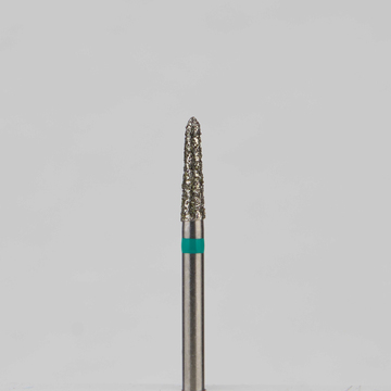Алмазный бор турбинный стоматологический 876.314.294.060.016 «Торпеда» зеленая насечка d=1,6 мм (5 шт) 0