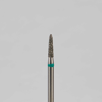 Алмазный бор турбинный стоматологический 876.314.294.060.014 «Торпеда» зеленая насечка d=1,4 мм (5 шт) 0