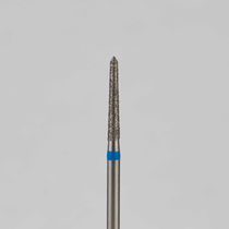Алмазный бор турбинный стоматологический 866.314.294.100.016 «Торпеда» синяя насечка d=1,6 мм (5 шт)