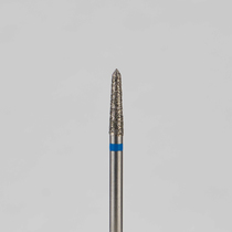 Алмазный бор турбинный стоматологический 866.314.294.080.018 «Торпеда» синяя насечка d=1,8 мм (5 шт)