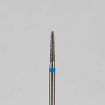 Алмазный бор турбинный стоматологический 866.314.294.080.014 «Торпеда» синяя насечка d=1,4 мм (5 шт)