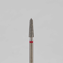 Алмазный бор турбинный стоматологический 856.314.294.080.021 «Торпеда» красная насечка d=2,1 мм (5 шт)