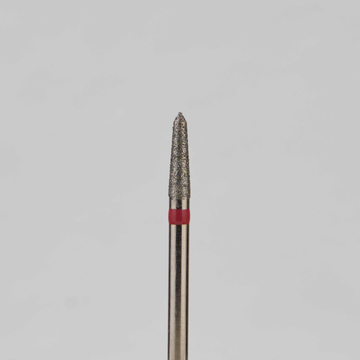 Алмазный бор турбинный стоматологический 856.314.294.060.016 «Торпеда» красная насечка d=1,6 мм (5 шт) 0