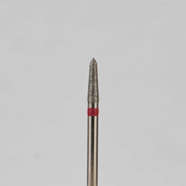 Алмазный бор турбинный стоматологический 856.314.294.060.016 «Торпеда» красная насечка d=1,6 мм (5 шт)