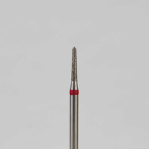 Алмазный бор турбинный стоматологический 856.314.294.060.010 «Торпеда» красная насечка d=1 мм (5 шт)