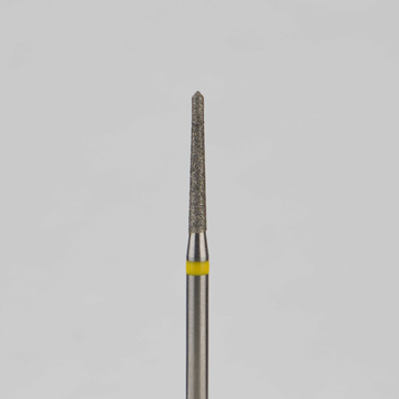 Алмазный бор турбинный стоматологический 836.314.294.100.012 «Торпеда» желтая насечка d=1,2 мм (5 шт) 0