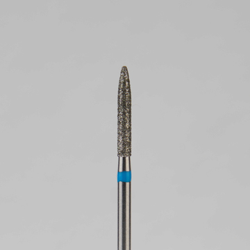 Алмазный бор турбинный стоматологический 866.314.284.100.016 «Пуля» синяя насечка d=1,6 мм (5 шт) 0