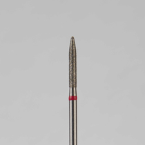 Алмазный бор турбинный стоматологический 856.314.284.100.014 «Пуля» красная насечка d=1,4 мм (5 шт)