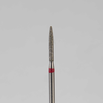 Алмазный бор турбинный стоматологический 856.314.284.100.012 «Пуля» красная насечка d=1,2 мм (5 шт) 0