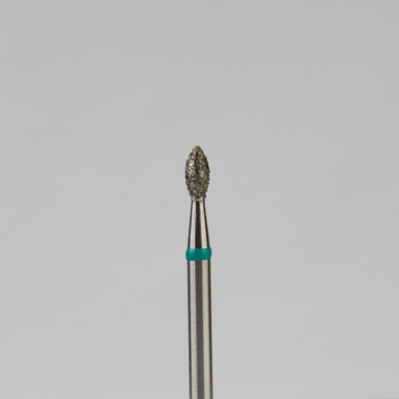 Алмазный бор турбинный стоматологический 876.314.257.030.016 «Почка» зеленая насечка d=1,6 мм (5 шт) 0