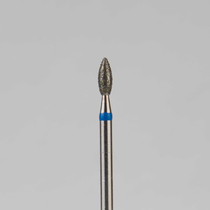 Алмазный бор турбинный стоматологический 866.315.257.045.018 «Почка» синяя насечка d=1,8 мм (5 шт)