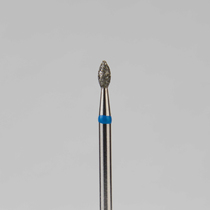 Алмазный бор турбинный стоматологический 866.315.257.030.016 «Почка» синяя насечка d=1,6 мм (5 шт)