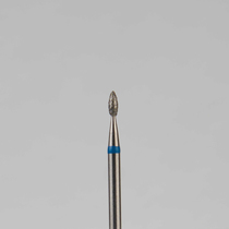 Алмазный бор турбинный стоматологический 866.314.257.030.012 «Почка» синяя насечка d=1,2 мм (5 шт)