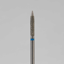 Алмазный бор турбинный стоматологический 866.314.255.100.016 «Пуля» синяя насечка d=1,6 мм (5 шт)