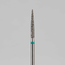 Алмазный бор турбинный стоматологический 876.314.245.115.014 «Пуля» зеленая насечка d=1,4 мм (5 шт)