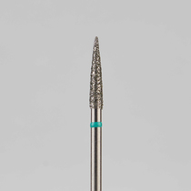 Алмазный бор турбинный стоматологический 876.314.245.100.018 «Пуля» зеленая насечка d=1,8 мм (5 шт)