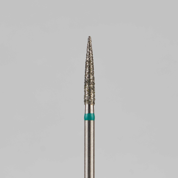 Алмазный бор турбинный стоматологический 876.314.245.100.016 «Пуля» зеленая насечка d=1,6 мм (5 шт) 0