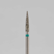 Алмазный бор турбинный стоматологический 876.314.245.100.016 «Пуля» зеленая насечка d=1,6 мм (5 шт)