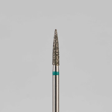 Алмазный бор турбинный стоматологический 876.314.245.080.016 «Пуля» зеленая насечка d=1,6 мм (5 шт) 0