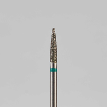 Алмазный бор турбинный стоматологический 876.314.245.080.016 «Пуля» зеленая насечка d=1,6 мм (5 шт)