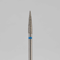 Алмазный бор турбинный стоматологический 866.314.245.100.018 «Пуля» синяя насечка d=1,8 мм (5 шт)