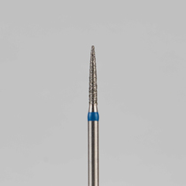 Алмазный бор турбинный стоматологический 866.314.245.080.012 «Пуля» синяя насечка d=1,2 мм (5 шт)