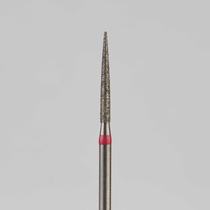 Алмазный бор турбинный стоматологический 856.314.245.115.014 «Пуля» красная насечка d=1,4 мм (5 шт)