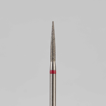 Алмазный бор турбинный стоматологический 856.314.245.100.012 «Пуля» красная насечка d=1,2 мм (5 шт) 0