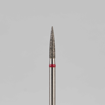 Алмазный бор турбинный стоматологический 856.314.245.080.014 «Пуля» красная насечка d=1,4 мм (5 шт) 0