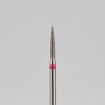 Алмазный бор турбинный стоматологический 856.314.245.080.012 «Пуля» красная насечка d=0,9 мм (5 шт)