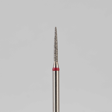 Алмазный бор турбинный стоматологический 856.314.245.080.009 «Пуля» красная насечка d=0,9 мм (5 шт) 0