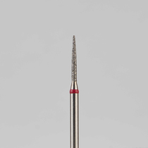 Алмазный бор турбинный стоматологический 856.314.245.080.009 «Пуля» красная насечка d=0,9 мм (5 шт)