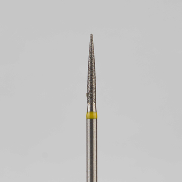 Алмазный бор турбинный стоматологический 836.314.245.100.012 «Пуля» желтая насечка d=1,2 мм (5 шт) 0