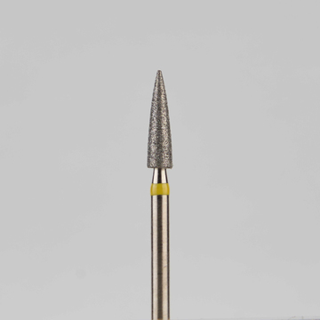 Алмазный бор турбинный стоматологический 836.314.245.080.021 «Пуля» желтая насечка d=2,1 мм (5 шт) 0