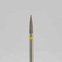 Алмазный бор турбинный стоматологический 836.314.245.080.016 «Пуля» желтая насечка d=1,6 мм (5 шт)