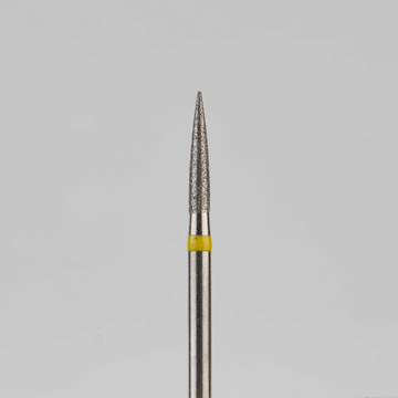 Алмазный бор турбинный стоматологический 836.314.245.080.014 «Пуля» желтая насечка d=1,4 мм (5 шт) 0
