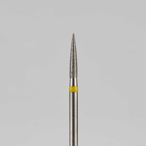 Алмазный бор турбинный стоматологический 836.314.245.080.014 «Пуля» желтая насечка d=1,4 мм (5 шт)