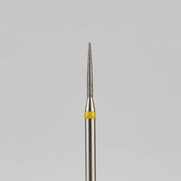 Алмазный бор турбинный стоматологический 836.314.245.080.009 «Пуля» желтая насечка d=0,9 мм (5 шт) 0