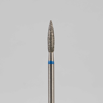 Алмазный бор турбинный стоматологический 866.315.243.080.018 «Пламя» синяя насечка d=1,8 мм (5 шт)