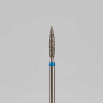 Алмазный бор турбинный стоматологический 866.314.243.080.016 «Пламя» синяя насечка d=1,6 мм (5 шт)