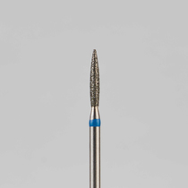 Алмазный бор турбинный стоматологический 866.314.243.080.014 «Пламя» синяя насечка d=1,4 мм (5 шт)