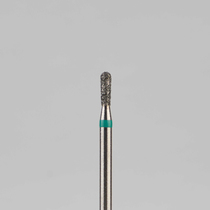 Алмазный бор турбинный стоматологический 876.314.237.040.014 «Груша» зеленая насечка d=1,4 мм (5 шт)
