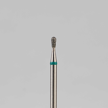 Алмазный бор турбинный стоматологический 876.314.237.026.012 «Груша» зеленая насечка d=1,2 мм (5 шт) 0