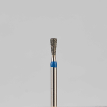 Алмазный бор турбинный стоматологический 866.314.225.040.018 «Обратный конус» синяя насечка d=1,8 мм (5 шт)
