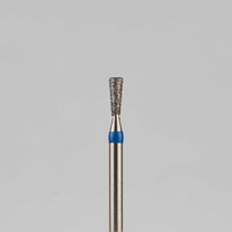 Алмазный бор турбинный стоматологический 866.314.225.040.016 «Обратный конус» синяя насечка d=1,6 мм (5 шт)