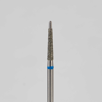 Алмазный бор турбинный стоматологический 866.314.215.100.016 «Конус оголенный» синяя насечка d=1,6 мм (5 шт)
