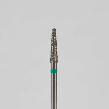 Алмазный бор турбинный стоматологический 876.314.194.080.018 «Конус закругленный» зеленая насечка d=1,8 мм (5 шт) 0