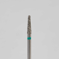 Алмазный бор турбинный стоматологический 876.314.194.080.018 «Конус закругленный» зеленая насечка d=1,8 мм (5 шт)