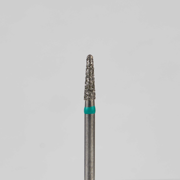 Алмазный бор турбинный стоматологический 876.314.194.060.016 «Конус закругленный» зеленая насечка d=1,6 мм (5 шт) 0