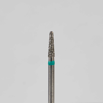 Алмазный бор турбинный стоматологический 876.314.194.060.016 «Конус закругленный» зеленая насечка d=1,6 мм (5 шт)